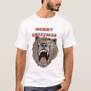 Merry Grizzmas I wish you a very beary christmas1 T-Shirt