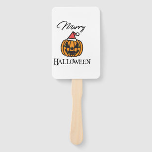 Merry Halloween, Halloween Christmas, Humour Hallo Hand Fan