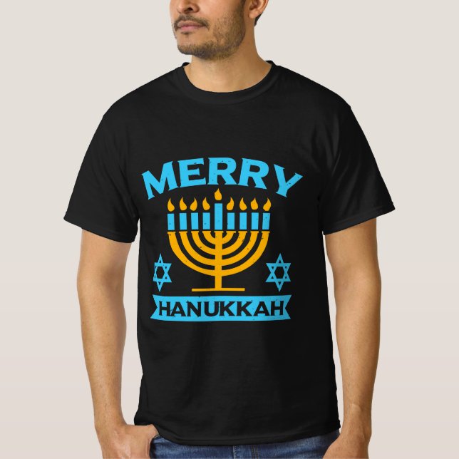 Merry Hanukkah T-Shirt (Front)