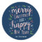 Merry Happy Editable Colour Holiday Sticker
