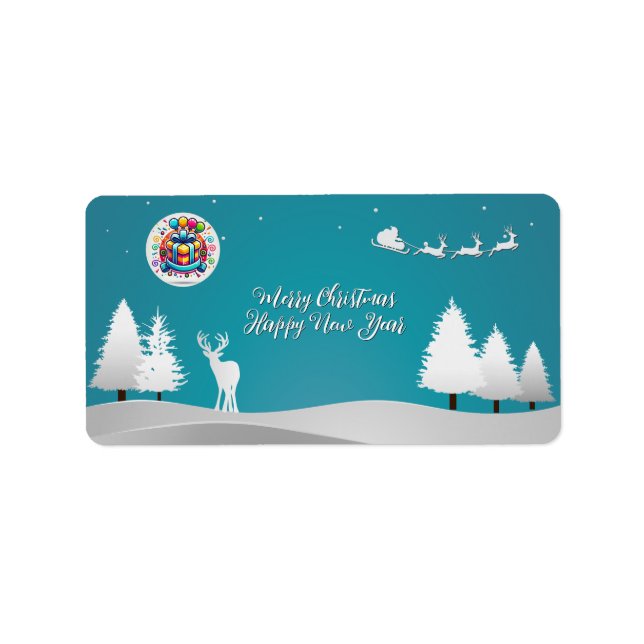 Merry Happy Label (Front)