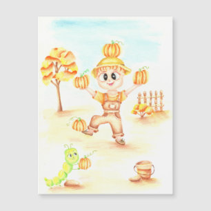 Merry harvest little ginger boy