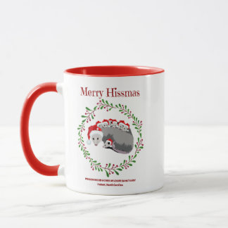 Merry Hissmas Possum Mug