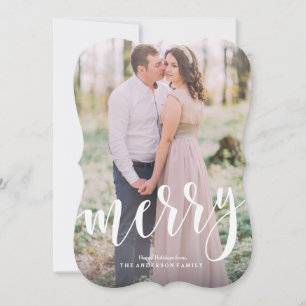 Merry Holiday Overlay Card