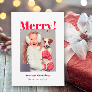 Merry Holiday Photo Card