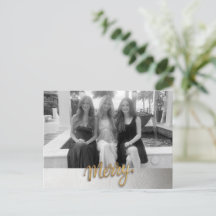 Merry Holiday Postcard