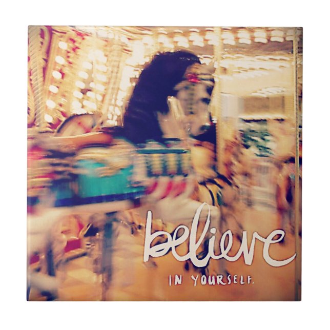 Merry Horse Believe Tile (Front)