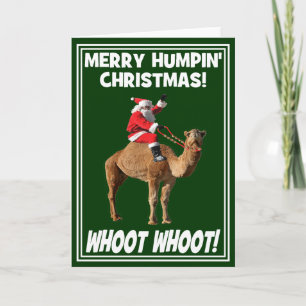 Merry Humpin' Christmas Greeting Card