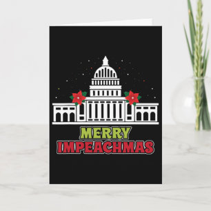 Merry Impeachmas Anti-trump Democrat Christmas Gif Card