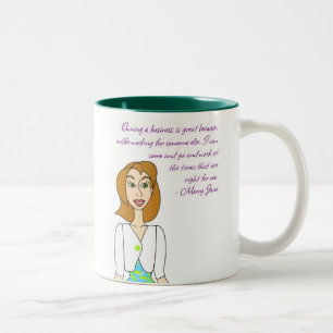 Merry Jane Two-Tone Coffee Mug