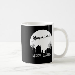 Merry Jeepmas Santa Christmas Reindeer Funny Pajam Coffee Mug