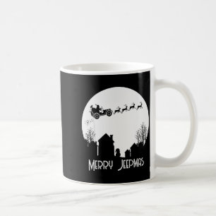 Merry Jeepmas Santa Christmas Reindeer Funny Pajam Coffee Mug