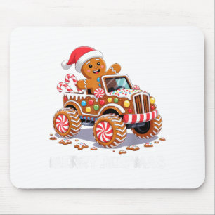 Merry Jeepmas Ugly Light Reindeer Christmas  Mouse Pad