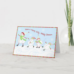 Merry, Jolly, Happy Christmas Card
