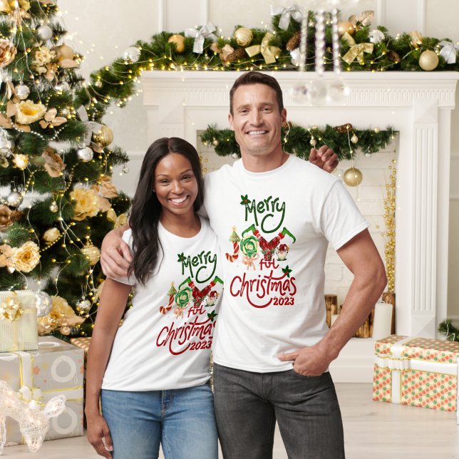 Merry Joyful Christmas 2023 Unisex T-Shirt (Creator Uploaded)