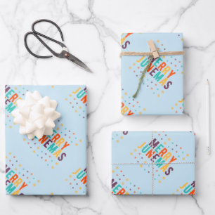 Merry Junemas Wrapping Paper Sheet