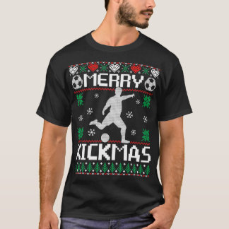 Merry Kickmas Player Sports Ugly Christmas Sweater