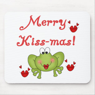 Merry Kiss-Mas Tshirts and Gifts Mouse Pad