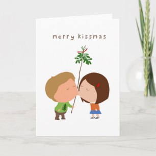Merry Kissmas Holiday Card