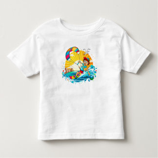 Merry kite surfing illustration. toddler T-Shirt