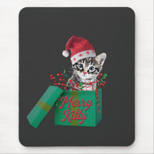 Merry Kitty, Merry Christmas Mouse Pad
