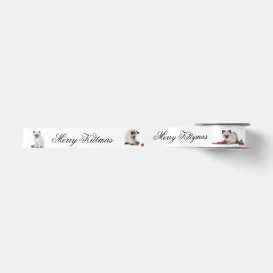 Merry Kittymas ribbon Satin Ribbon