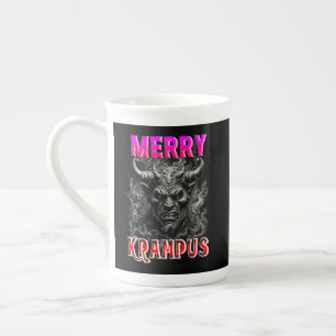 Merry Krampus Bone China Mug
