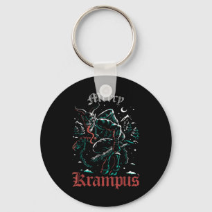 Merry Krampus Christmas Xmas Horror Ugly  Evil Paj Key Ring