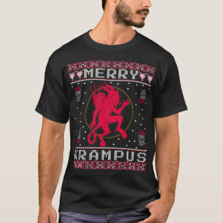 Merry Krampus Christmas Xmas Horror Ugly Sweater