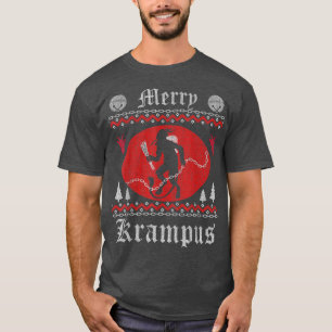 Merry Krampus Christmas Xmas Horror Ugly Sweater E