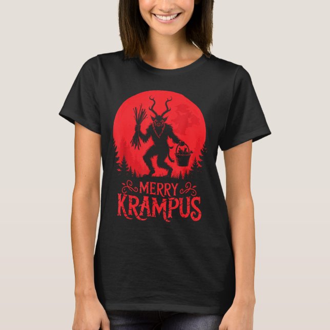 Merry Krampus Christmas Xmas Horror Ugly Sweater E (Front)