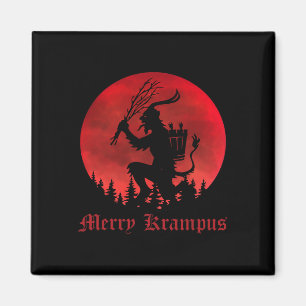 Merry Krampus Christmas Xmas Horror Ugly Sweater E Magnet