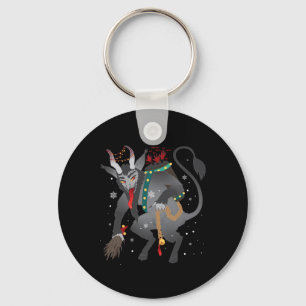 Merry Krampus Horror Christmas Evil Pajama Evil Pa Key Ring