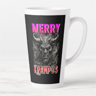 Merry Krampus Latte Mug