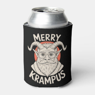Merry Krampus Mythical Christmas Xmas Holiday Can Cooler