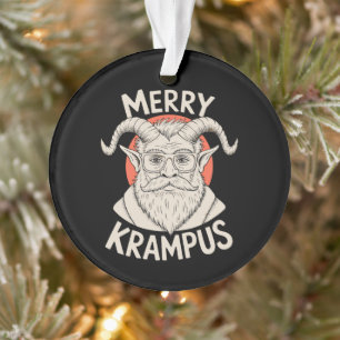 Merry Krampus Mythical Christmas Xmas Holiday Ornament