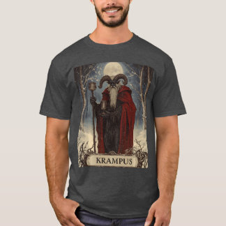 Merry Krampus Pajama Funny Christmas Horror Ugly S T-Shirt