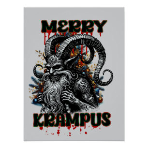 Merry Krampus Poster