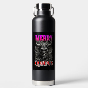Merry Krampus Water Bottle