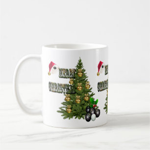 Merry Lawn Bowls Christmas, Coffee Mug