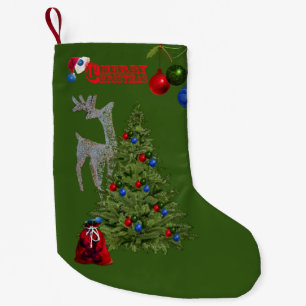 Merry Lawn Bowls Christmas, Small Christmas Stocking