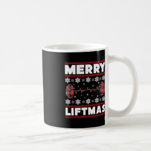 Merry Liftmas Fun Christmas Gym Workout Fitness Gi Coffee Mug
