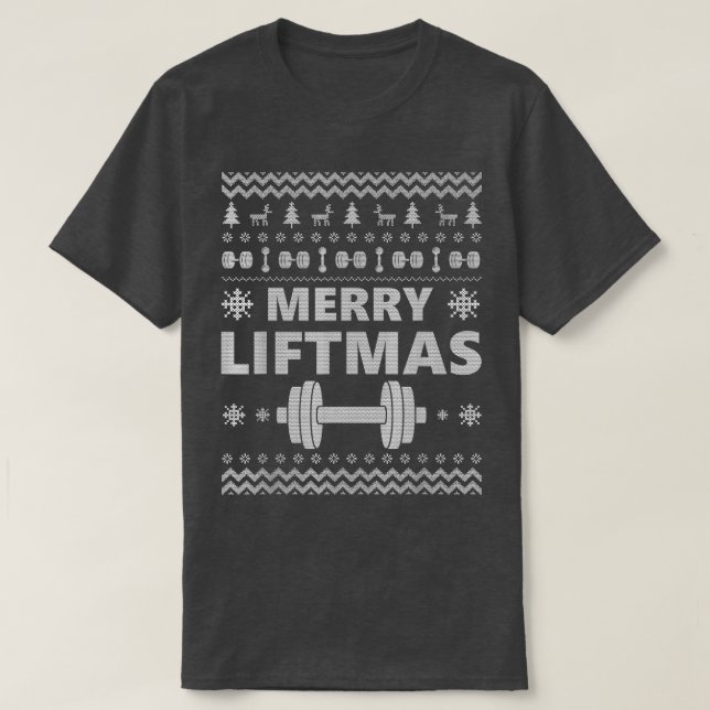 Merry Liftmas Ugly Christmas Sweater Gifts For Wom (Design Front)