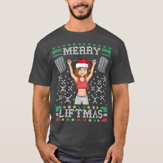 Merry Liftmas Ugly Christmas Sweater Miss Santa Gy