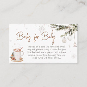Merry Little Baby is Brewing Books for Baby Enclosure Card