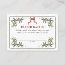 Merry Little Baby Whimsical Frame Diaper Raffle