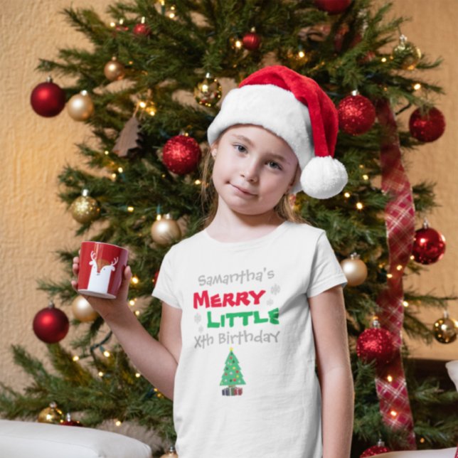 Merry Little Birthday Baby T-Shirt (Creator Uploaded)