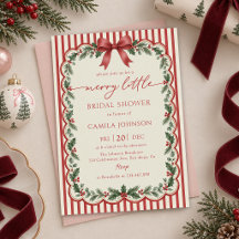 Merry Little Bow Christmas Bridal Shower