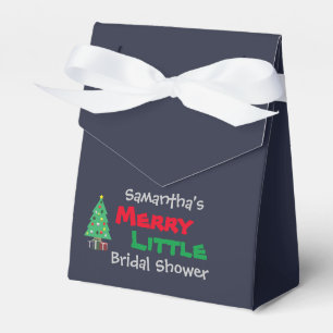Merry Little Bridal Shower Favour Box