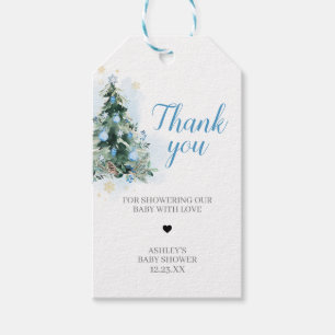 Merry Little Bundle of Joy Baby Shower Favour Tags
